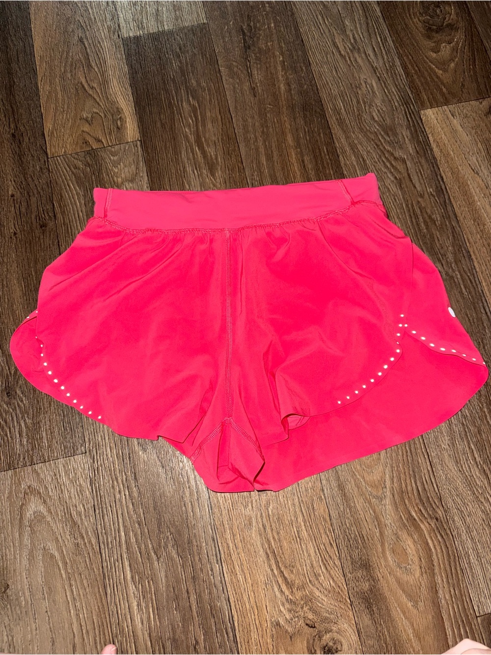Lululemon Fast and Free Bright Pink Athletic Shorts